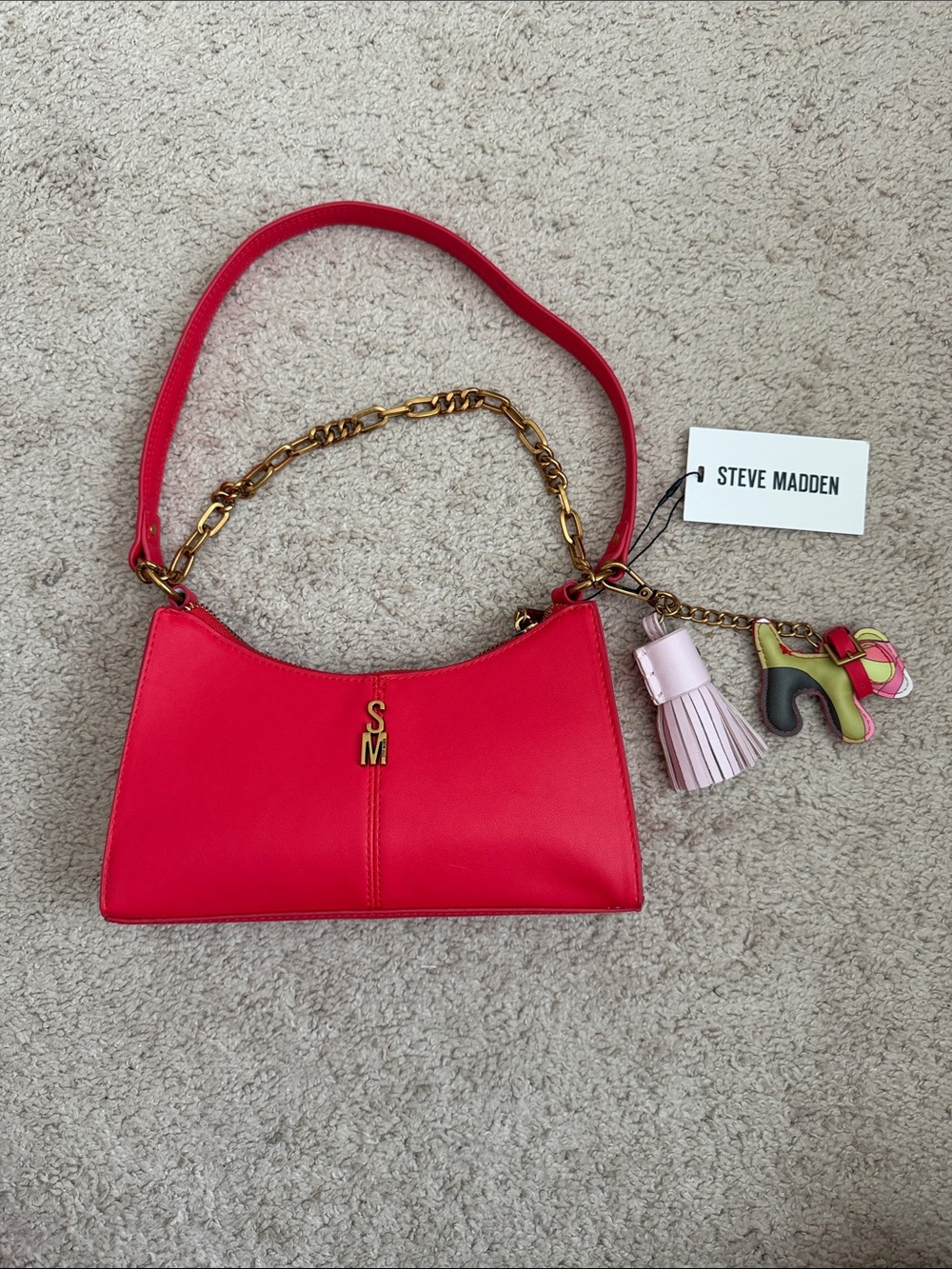 Steve Madden Shoulder Bag w/ keychains